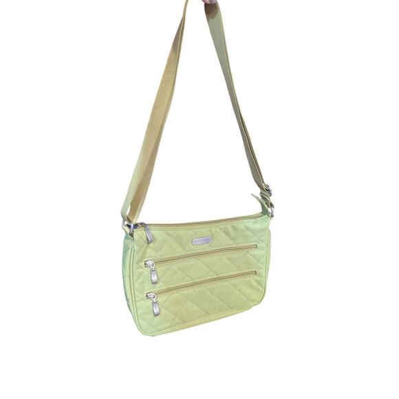 Baggallini Quilted Crossbody Lime Green - Picture 6 of 6